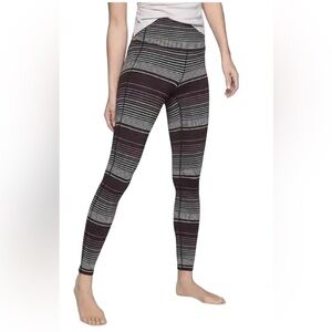 Athleta - High Rise Chaturanga Tight Leggings Multi Stripe Yoga Pant Sz M